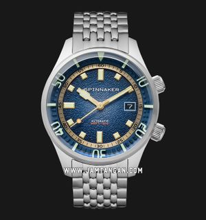 Spinnaker Bradner SP-5062-22 Men Pacific Blue Dial Stainless Steel Strap