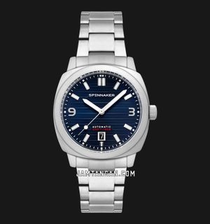 Spinnaker Hull SP-5073-22 Riviera Aegean Blue Dial Stainless Steel Strap
