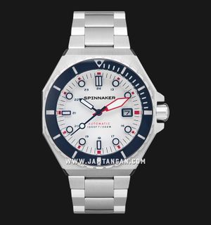 Spinnaker Dumas SP-5081-HH Regatta White Dial Stainless Steel Strap