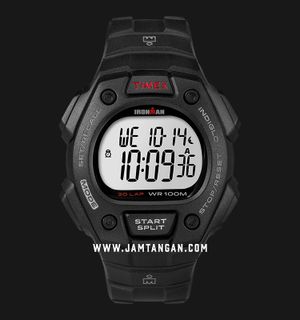 Timex Ironman T5K822 Indiglo Digital Dial Black Resin Strap