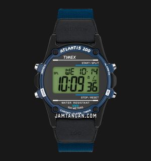 Timex Atlantis TW2V44400 Men Digital Dial Fabric And Leather  Strap