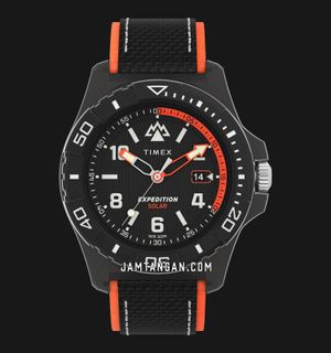 Timex Expedition TW2V66100 North Freedive Ocean Black Dial Black Tide Fabric Strap