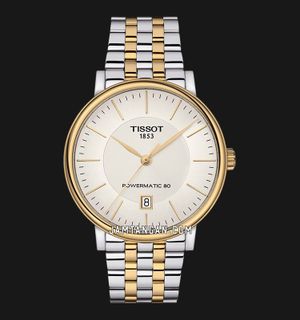 Tissot Carson Premium Powermatic 80 40mm T-Classic T122.407.22.031.00 Silver Dial St. Steel Strap