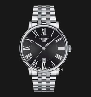 Tissot Carson Premium 40mm T-Classic T122.410.11.053.00 Black Dial Stainless Steel Strap