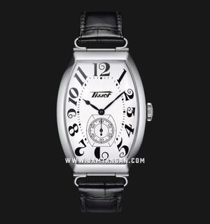 Tissot Heritage Porto Mechanical 31.3mm T128.505.16.012.00 Men White Dial Black Leather Strap