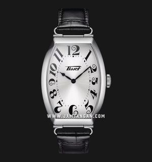 Tissot Heritage Porto 31.1mm T128.509.16.032.00 Silver Dial Black Leather Strap