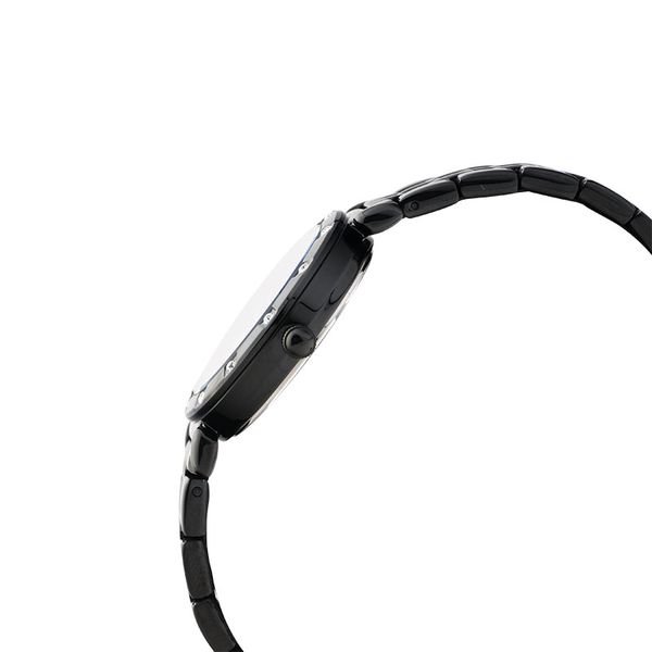 Alba Fashion AH7AA1X1 Ladies Black Dial Black Stainless Steel Strap