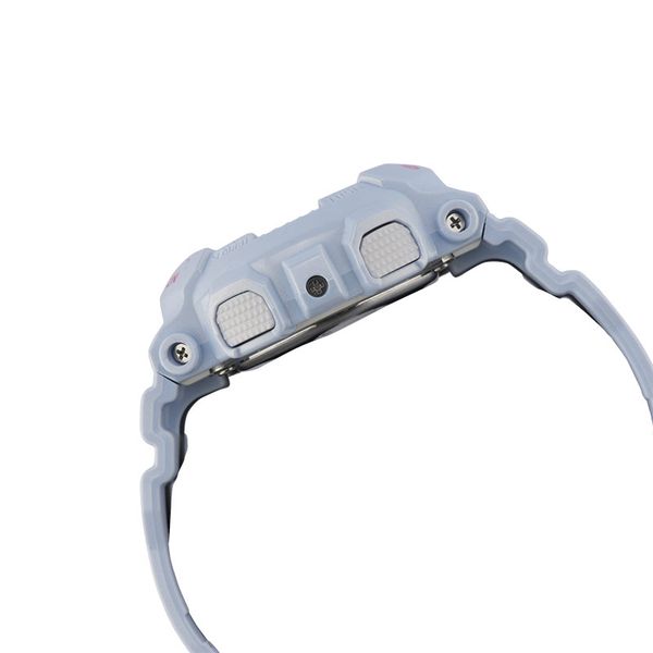 Casio Baby-G BA-110FH-2ADR Fantasy Holographic Colors Digital Analog Dial Pastel Blue Resin Band