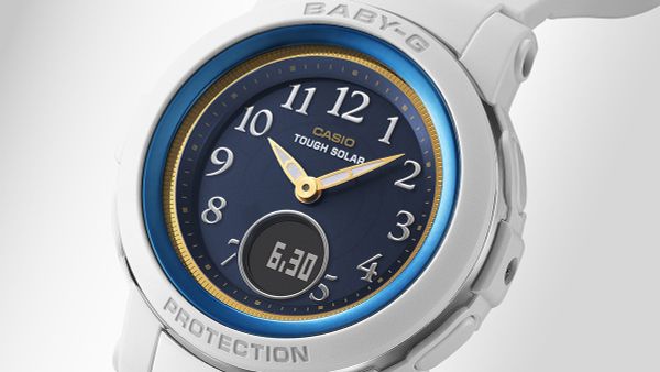 Casio Baby-G BGA-S290SS-2AJR 50Th Anniversary Digital Analog Dial White Resin Band (JDM)