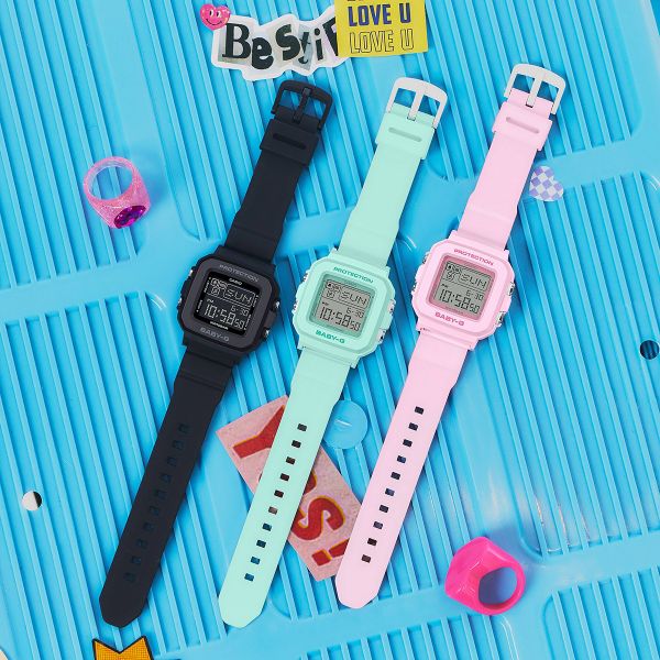 Casio Baby-G BGD-10-4JF Ladies Digital Dial Pink Resin Band (JDM)