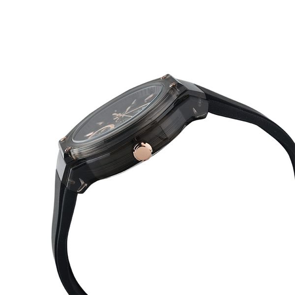 Expedition Glamour E 6859 BF RRGBA Ladies Dark Grey Dial Black Rubber Strap