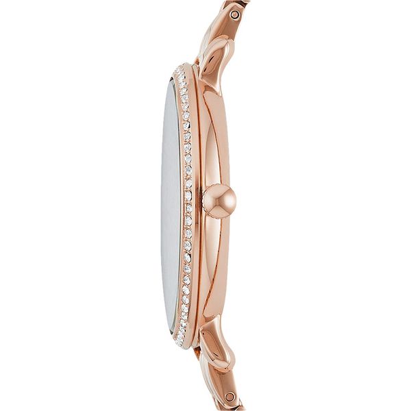 Fossil Jacqueline ES3546 Ladies Rose Gold Dial Rose Gold Stainless Steel Strap