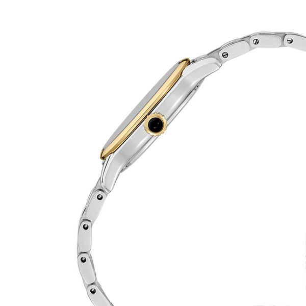 Seiko Ladies SRZ550P1 Cream Sparkle Effect Dial Dual Tone Stainless Steel Strap