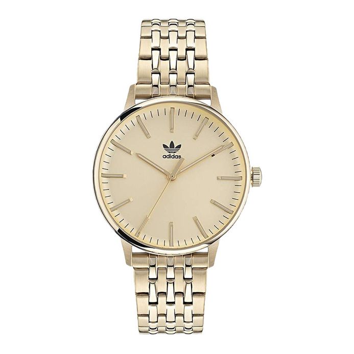 Adidas AOSY22024 Gold Dial Gold Stainless Steel Strap