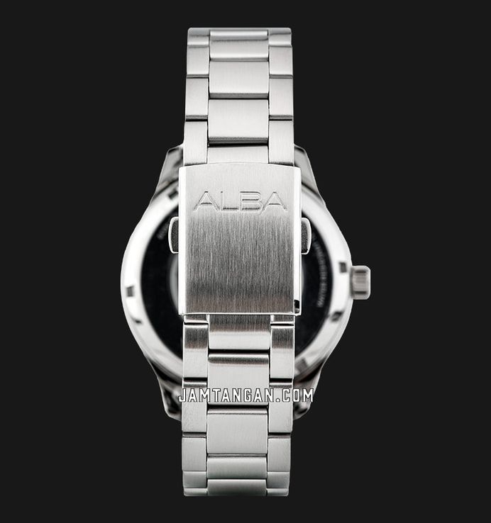 Alba Mechanical Field Military AL4211X1 Men Blue Dial Stainless Steel Strap