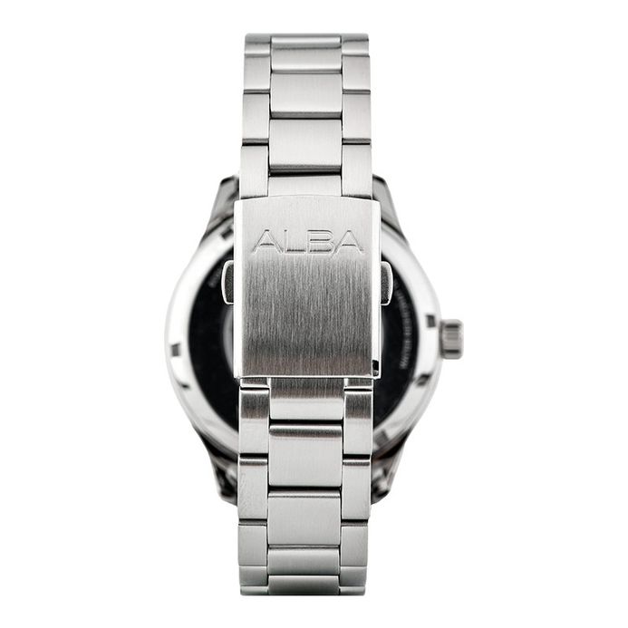 Alba Mechanical Field Military AL4213X1 Men Black Dial Stainless Steel ...