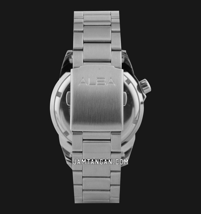 Alba Mechanical AL4371X1 Men Green Dial Stainless Steel Strap