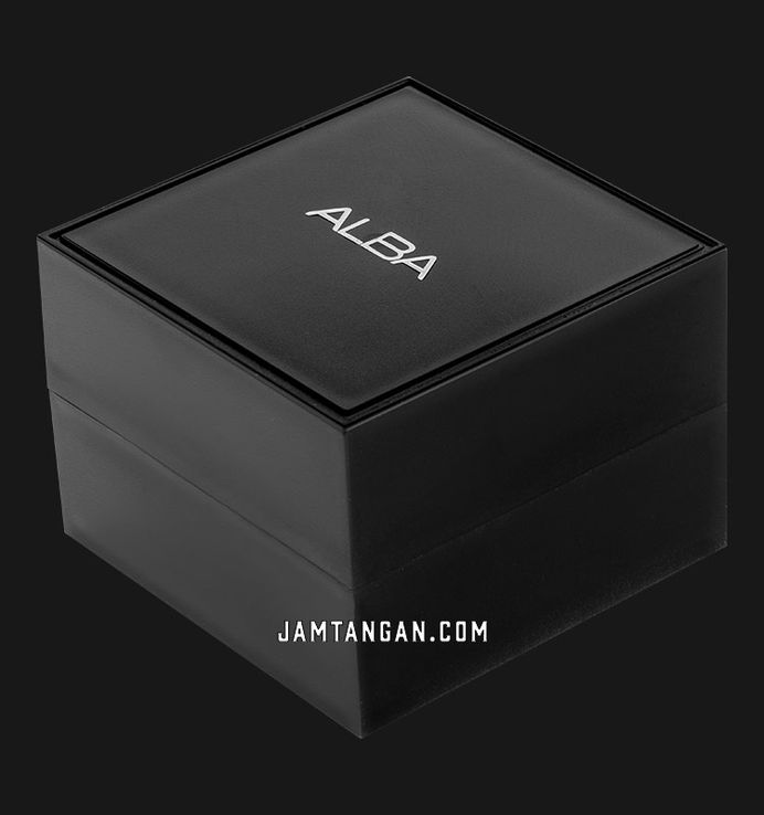 Alba Mechanical AL4381X1 Men Red Dial Black Silicone Strap