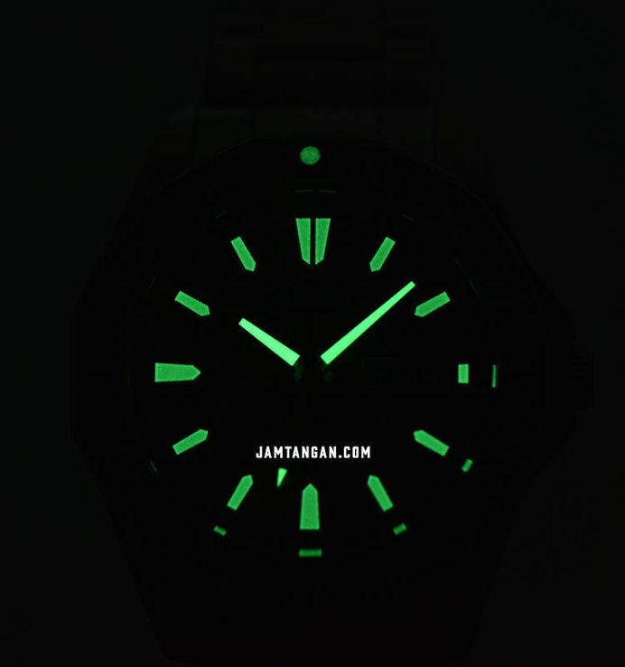 Alba Mechanical AL4449X1 Automatic Men Green Patterned Dial Stainless Steel Strap