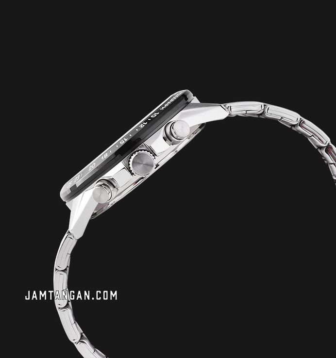 Alba Active AM3963X1 Chronograph Men Black Dial Stainless Steel Strap