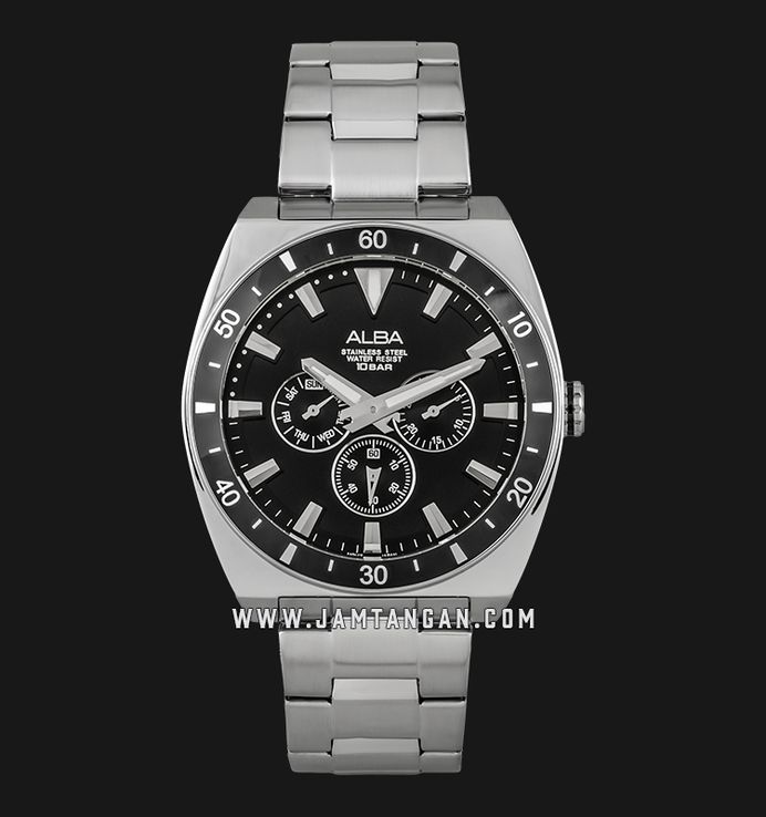 Alba AP6561X1 Men Black Dial Stainless Steel