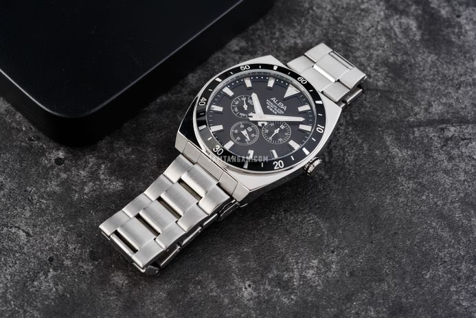 Alba AP6561X1 Men Black Dial Stainless Steel