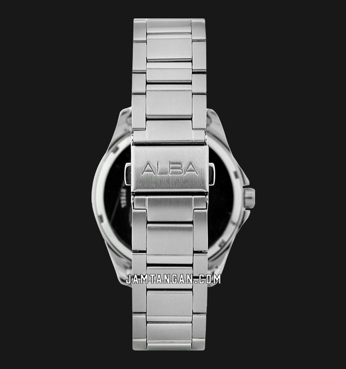 Alba AS9J71X1 Men Silver Dial Stainless Steel Strap