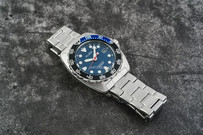 Alba AS9M91X1 Men Batman Blue Dial Stainless Steel Strap