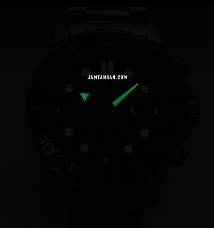 Alba Active AT3J37X1 Men Chronograph Black Dial Stainless Steel Strap
