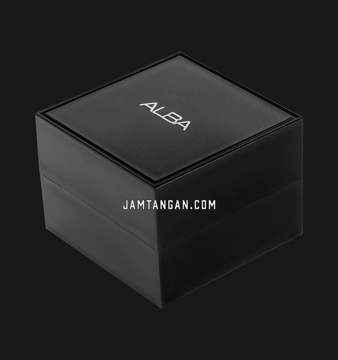 Alba Active AT3J37X1 Men Chronograph Black Dial Stainless Steel Strap