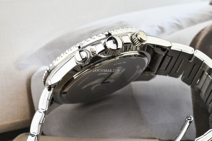 Alba Active AT3J37X1 Men Chronograph Black Dial Stainless Steel Strap