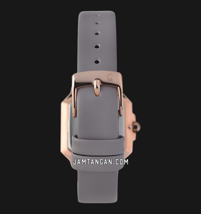 Alexandre Christie Passion AC 2B32 LH LRGPU Ladies Grey Dial Grey Leather Strap