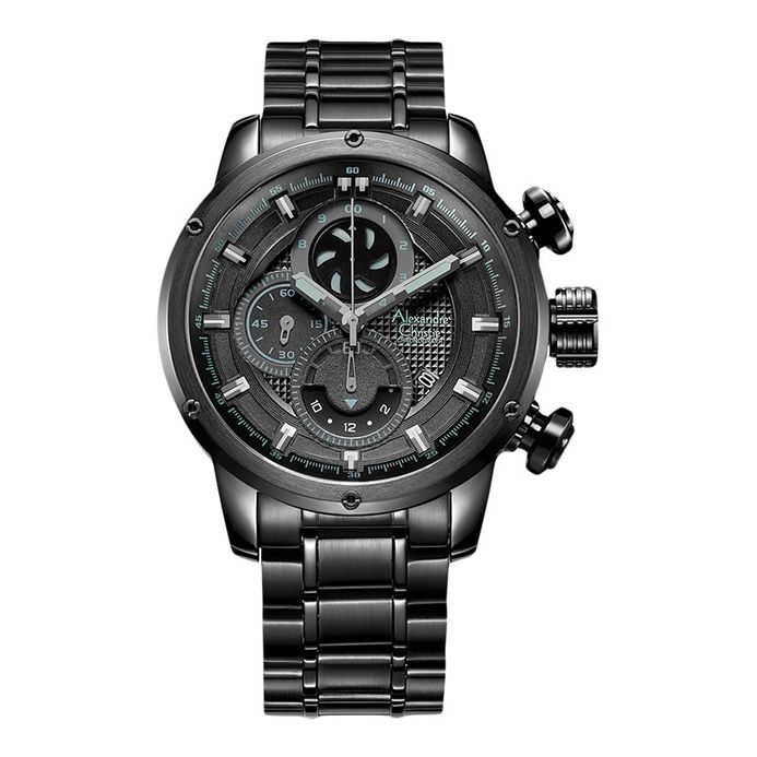 Alexandre Christie Chronograph AC 6239 MC BIPBA Men Black