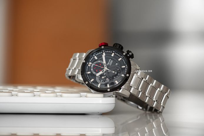 Alexandre Christie Chronograph AC 6239 MC BTBBA Men Black Dial