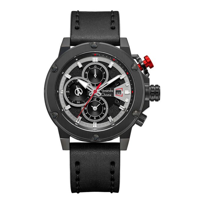 Alexandre Christie Chronograph AC 6491 GC LIPBARE Men Black Dial