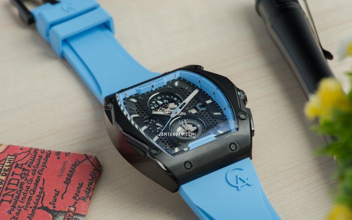 Alexandre Christie Chronograph AC 6608 MC RIPBALB Men Black Dial