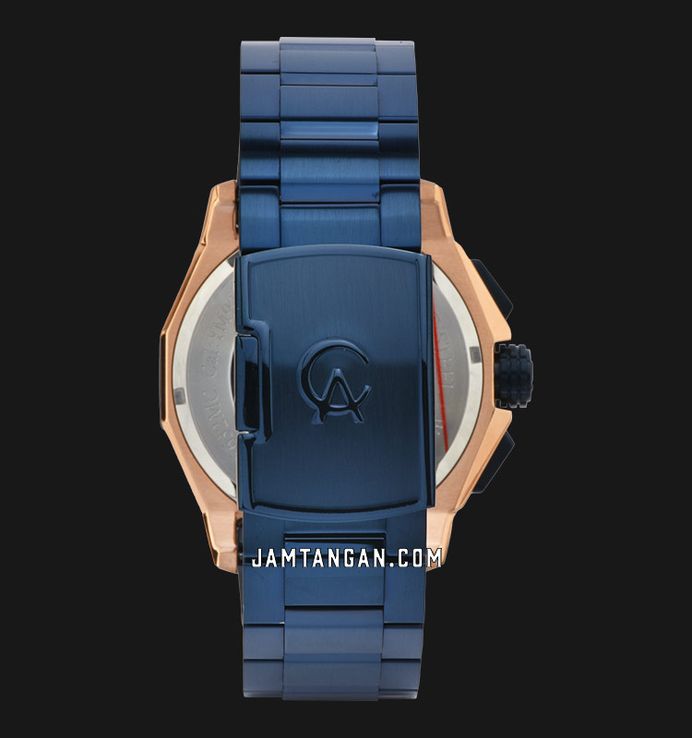 Alexandre Christie Chronograph AC 6632 MC BURBU Men Blue Dial Blue Stainless Steel Strap