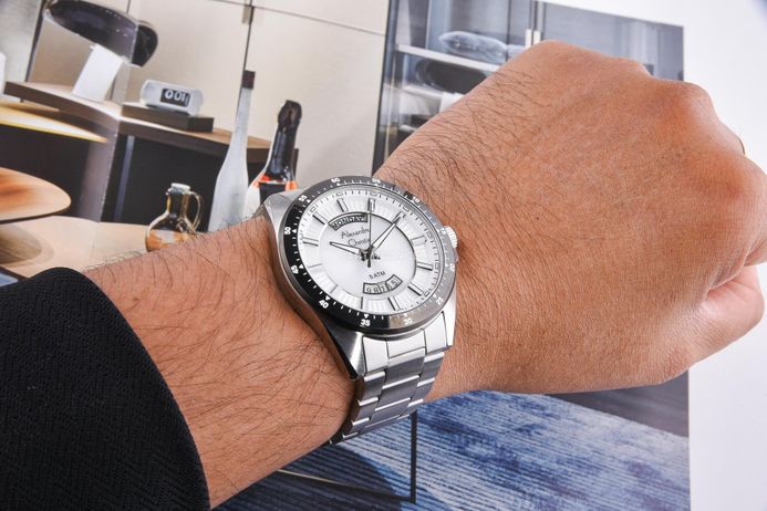 Alexandre Christie AC 6678 ME BTESL Men Silver Dial Stainless Steel ...