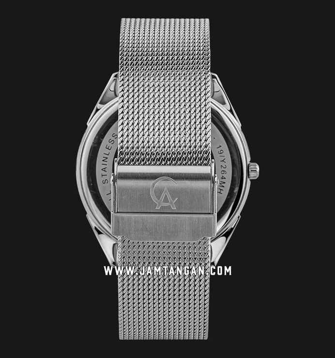 Alexandre Christie Classic AC 8626 MH BSSSL Men Silver Dial Mesh Strap