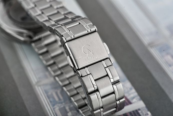 Alexandre Christie Classic Steel AC 8660 LD BSSRE Macaron Series Red Dial Stainless Steel Strap