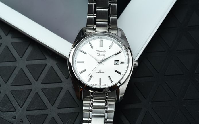 Alexandre Christie Classic Steel AC 8660 LD BSSSL Ladies White Dial Stainless Steel Strap