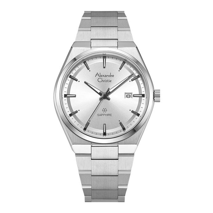 Alexandre Christie AC 8697 MD BSSSL Men Sapphire Silver Dial