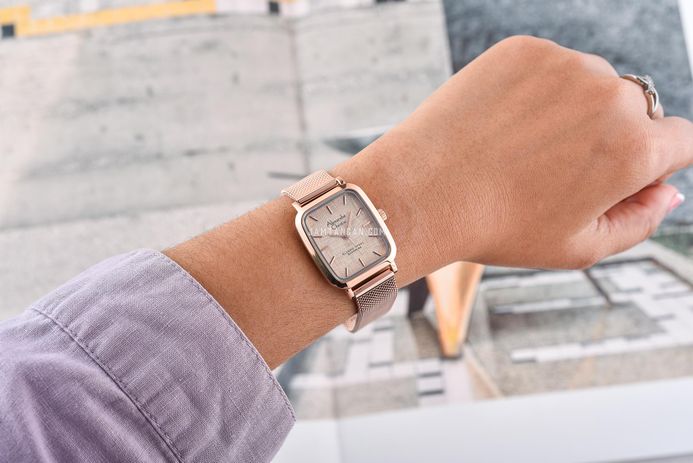 Alexandre Christie Classic Steel AC 8699 LH BRGRG Ladies Rose Gold