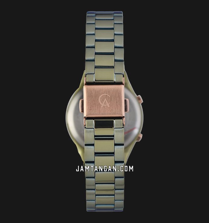 Alexandre Christie Digi AC 9385 LH BGNLE Ladies Digital Dial Green Stainless Steel Strap