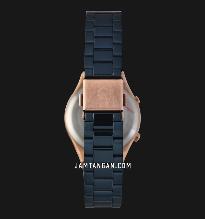 Alexandre Christie Digi AC 9385 LH BURBU Ladies Digital Dial Blue Stainless Steel Strap