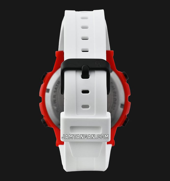 Alexandre Christie Digi AC 9387 MH RIPRESL Men Digital Dial White Rubber Strap