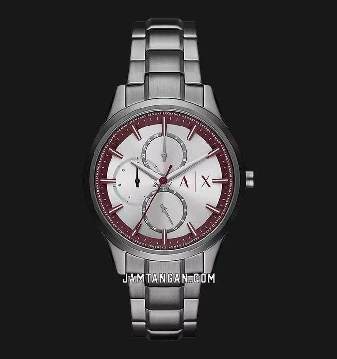 Armani Exchange AX1877 Men Gray Dial Gunmetal Stainless Steel Strap ...