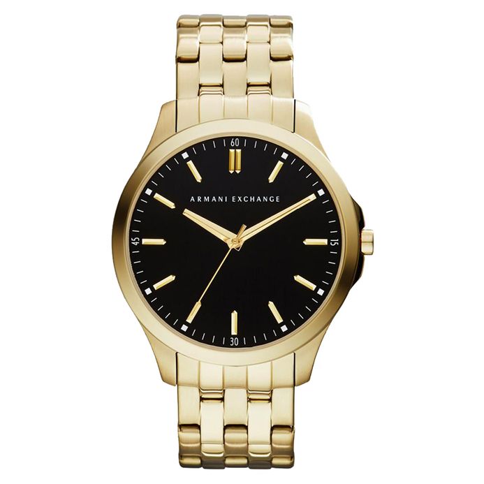 Armani Exchange AX2145 Black Dial Gold-tone Stainless Steel Watch