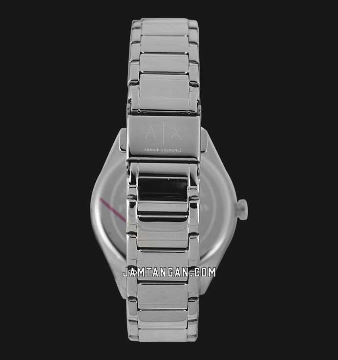 Armani Exchange AX5654 Ladies Silver Dial Stainless Steel Strap