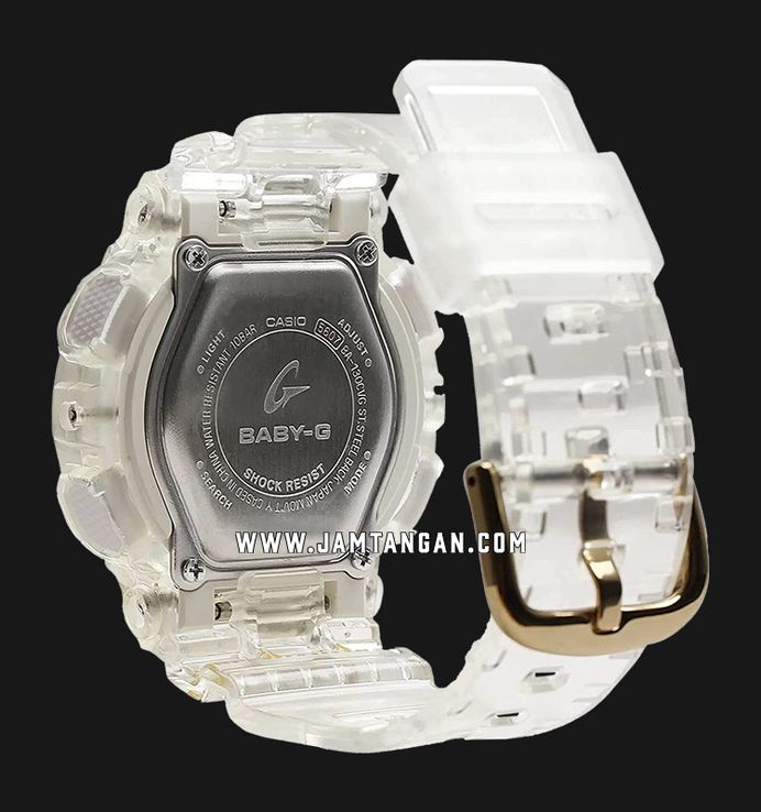 Casio Baby-G BA-110CR-7ADR Aqua Planet Digital Analog Dial Transparent Resin Band